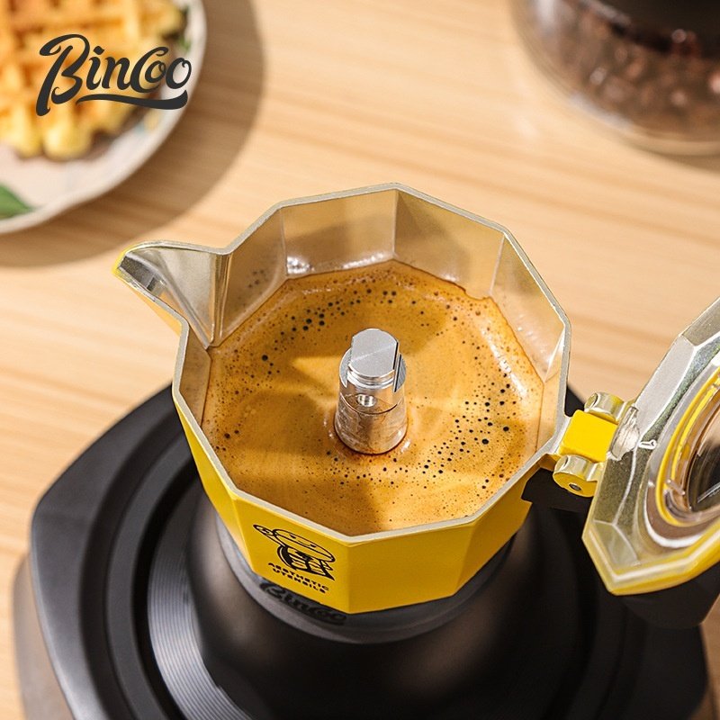 Bincoo Electric Moka Pot Coffee Maker with Heating Base