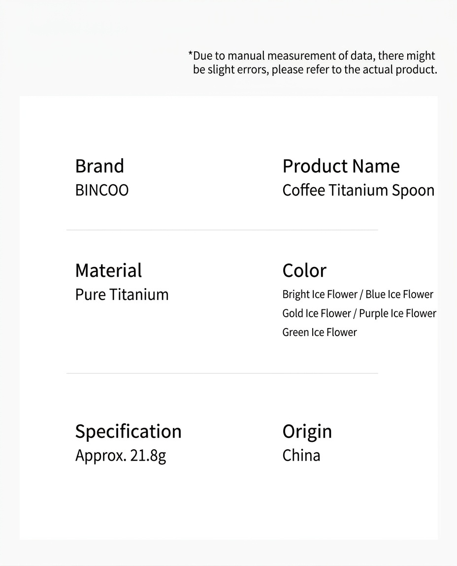 BinCoo Titanium Coffee Scoop & Measuring Spoon - Multi-Color
