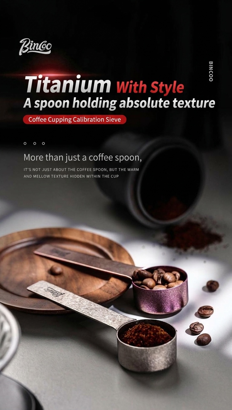 BinCoo Titanium Coffee Scoop & Measuring Spoon - Multi-Color