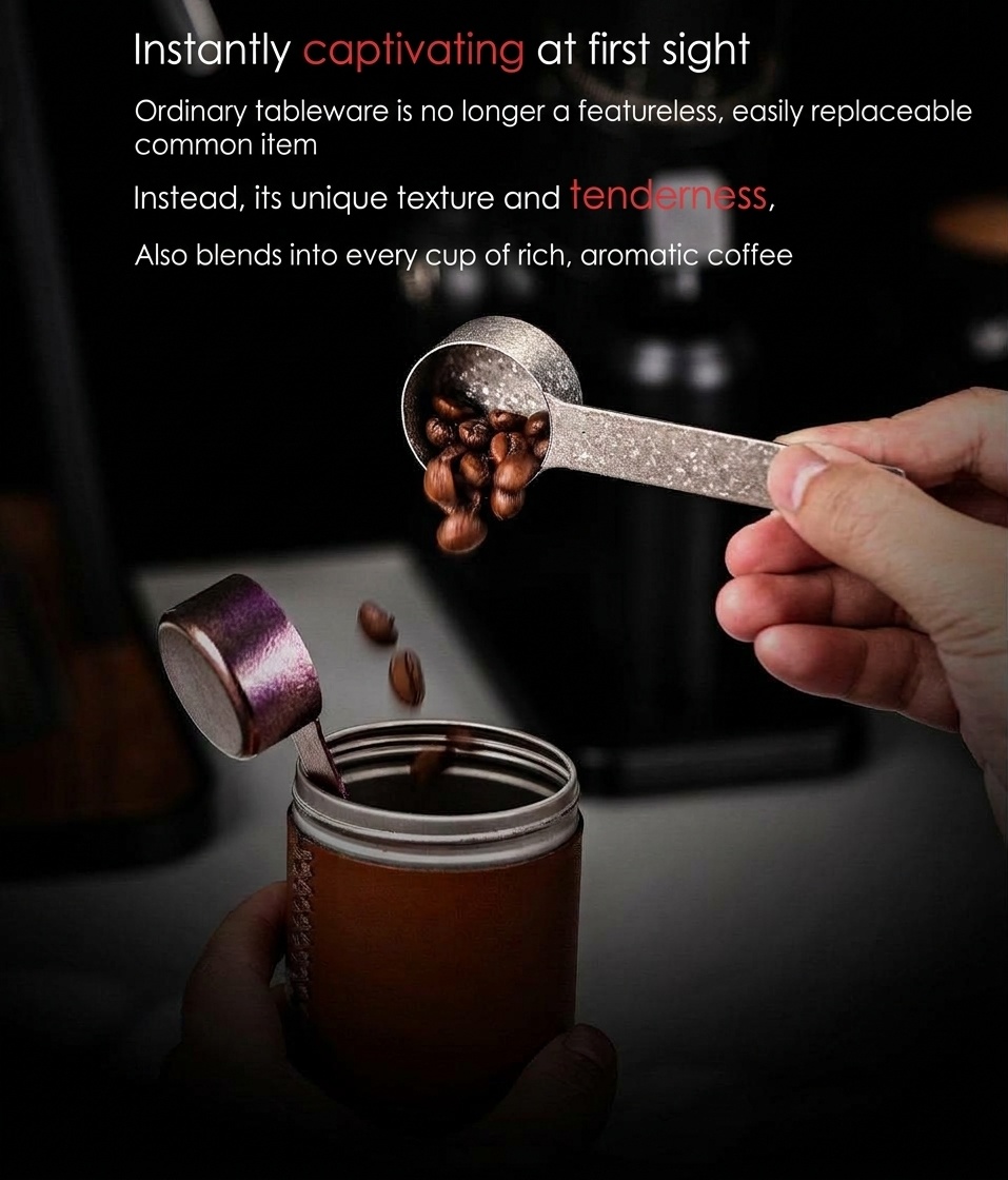 BinCoo Titanium Coffee Scoop & Measuring Spoon - Multi-Color