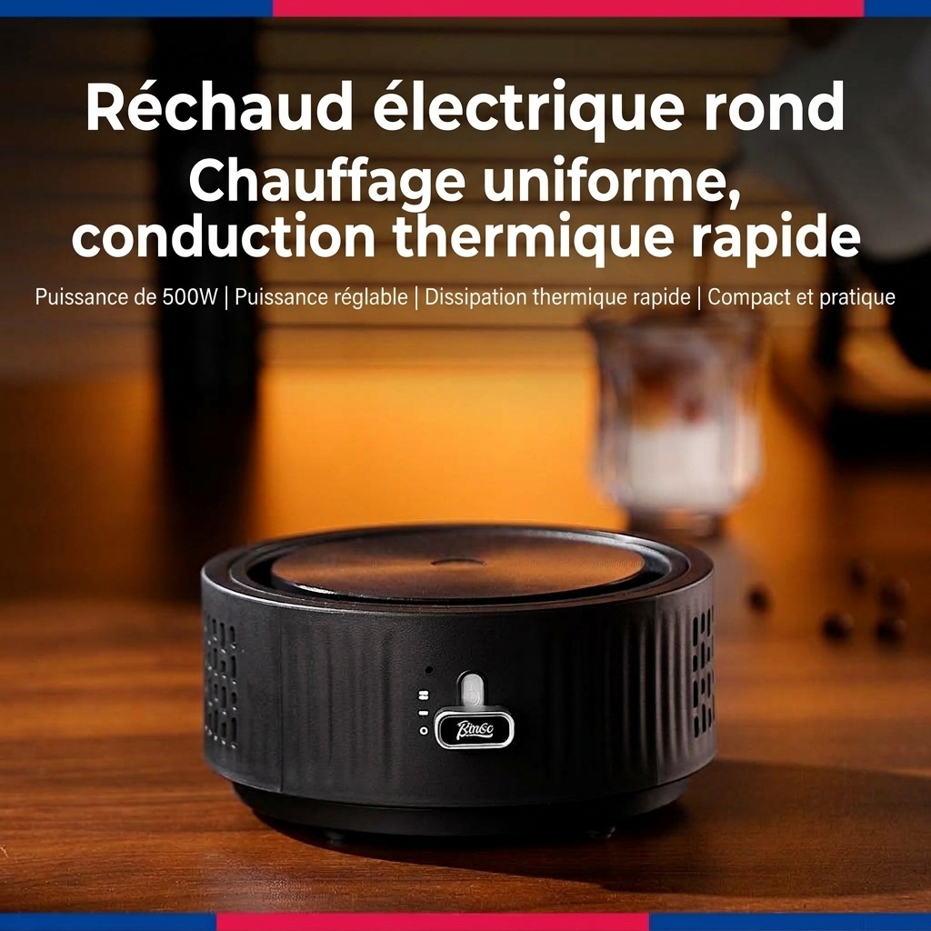 Chauffe-café et plaque chauffante électrique portable Bincoo 500 W