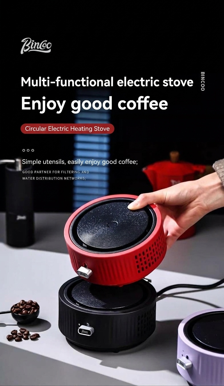 Bincoo Portable Electric Coffee Warmer & Hot Plate 500W