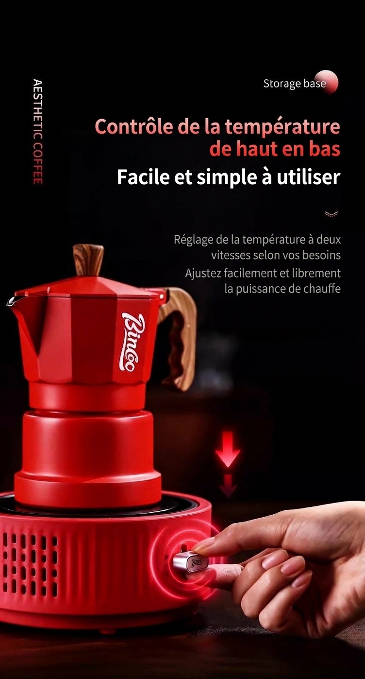 Bincoo Portable Electric Coffee Warmer & Hot Plate 500W