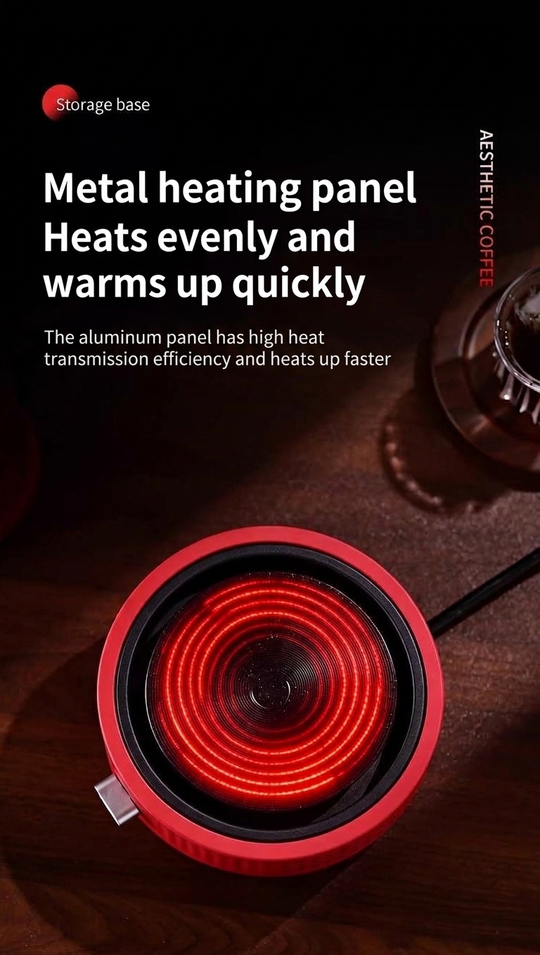 Bincoo Portable Electric Coffee Warmer & Hot Plate 500W