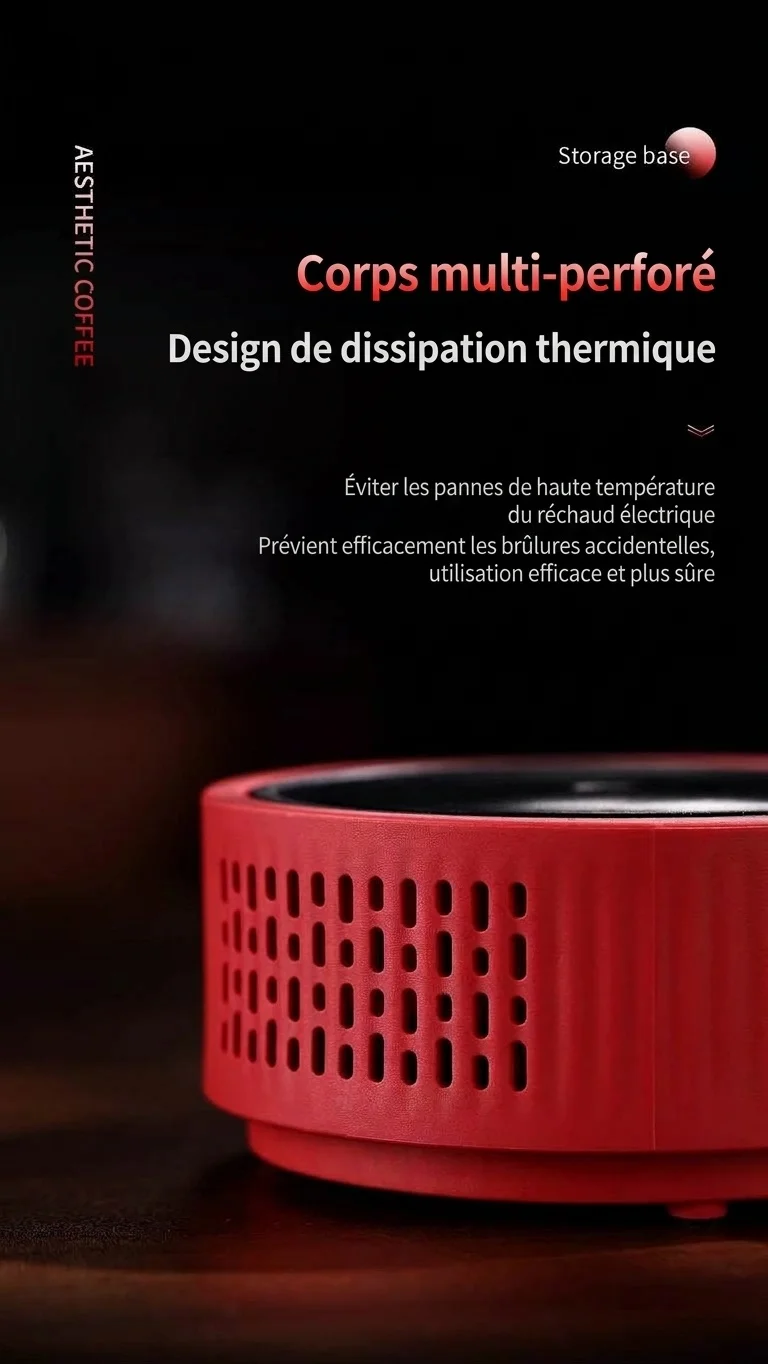 Chauffe-café et plaque chauffante électrique portable Bincoo 500 W