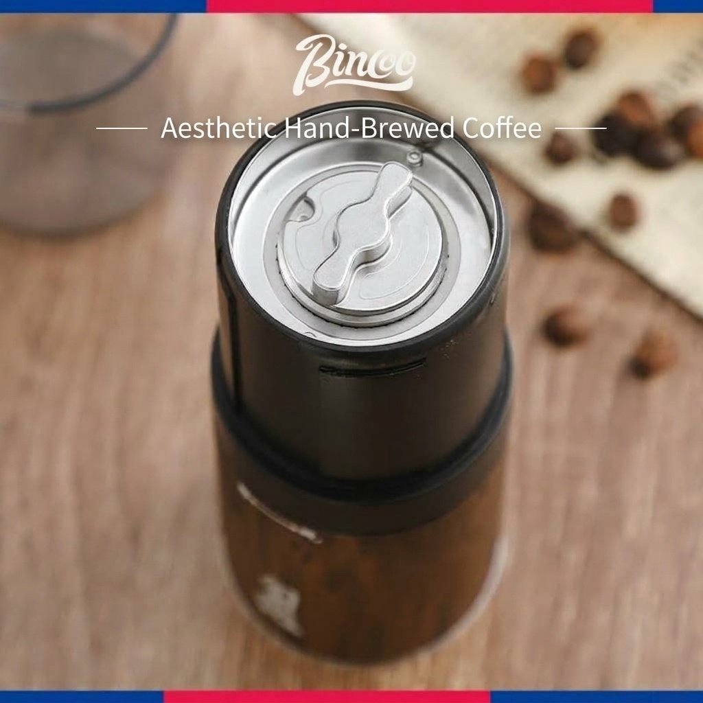 Portable Electric Coffee Grinder with Adjustable Burr & Type-C