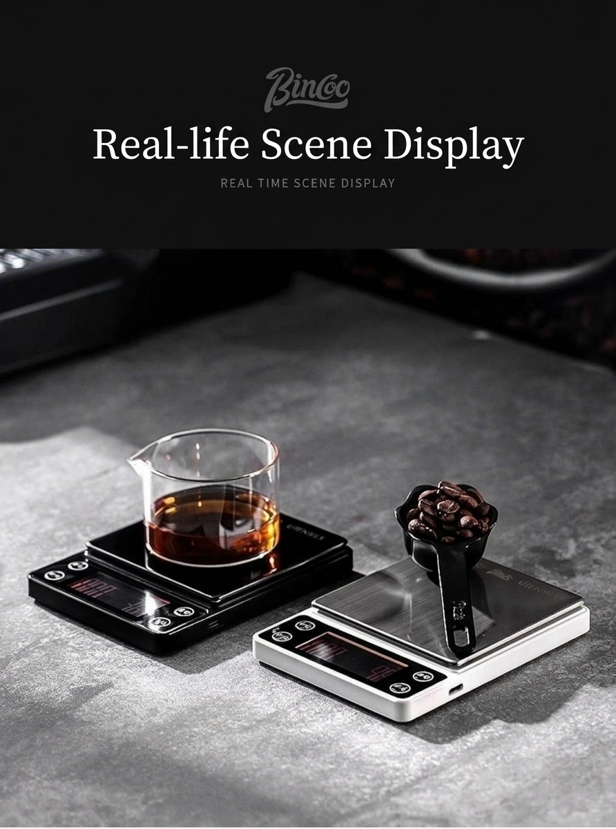 Bincoo Mini Digital Coffee Scale with Timer for Pour Over & Espresso