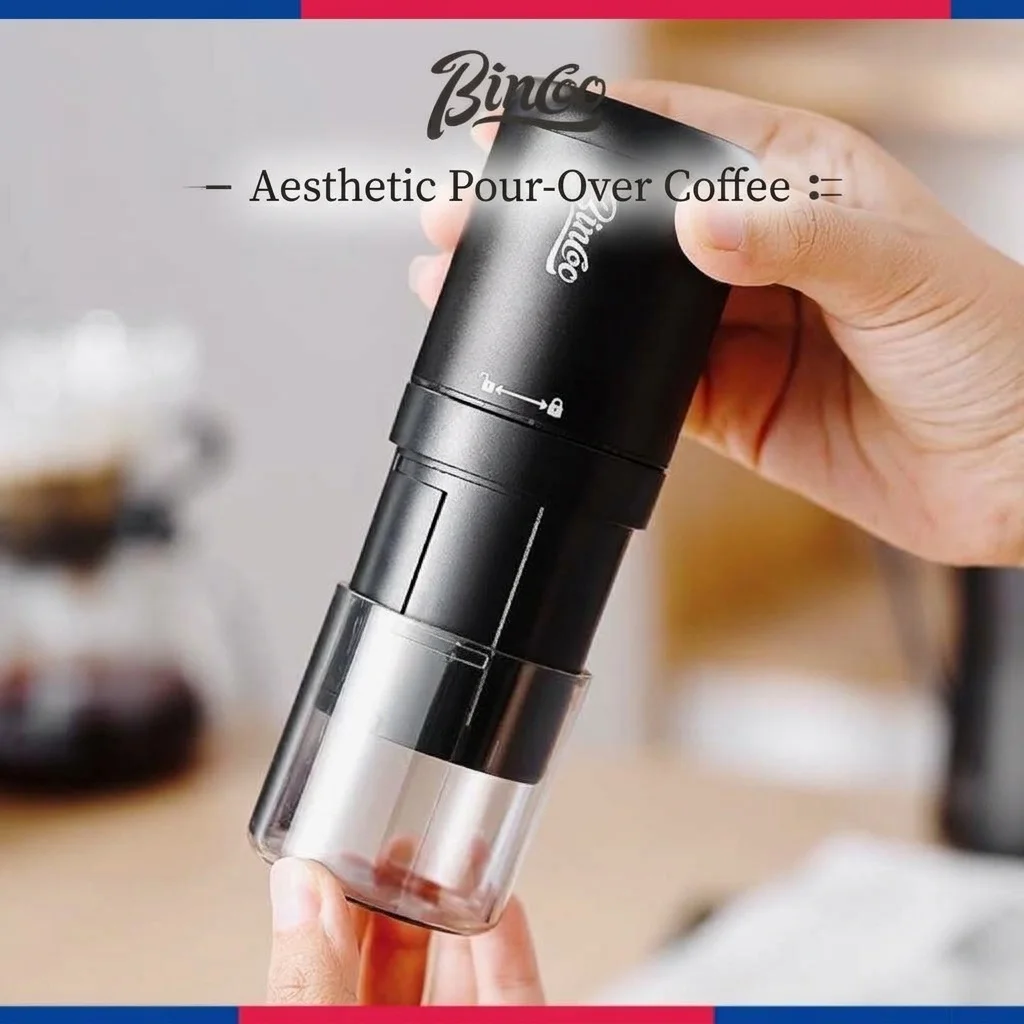 Bincoo Portable Electric Coffee Grinder - Adjustable Grind Settings