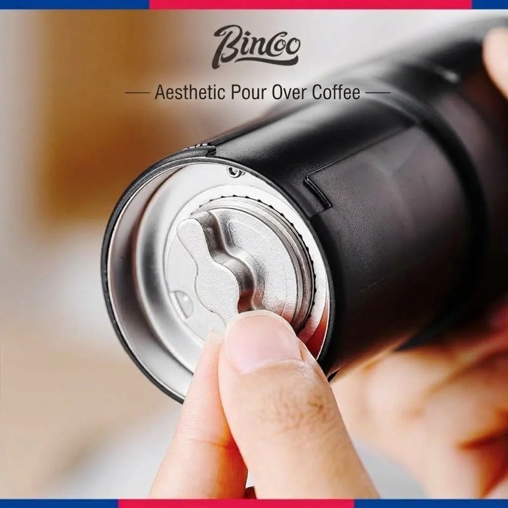 Bincoo Portable Electric Coffee Grinder - Adjustable Grind Settings