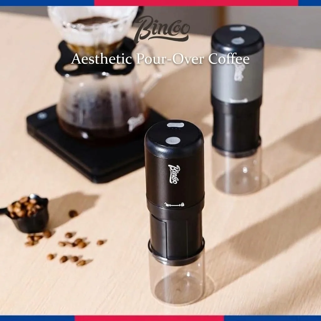 Bincoo Portable Electric Coffee Grinder - Adjustable Grind Settings