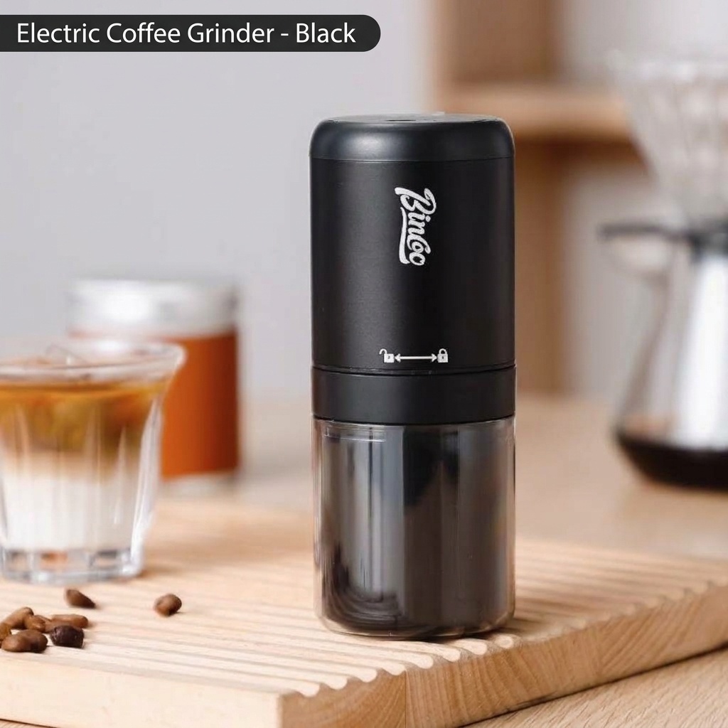 Bincoo Portable Electric Coffee Grinder - Adjustable Grind Settings