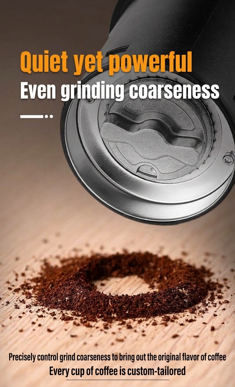 Bincoo Portable Electric Coffee Grinder - Adjustable Grind Settings