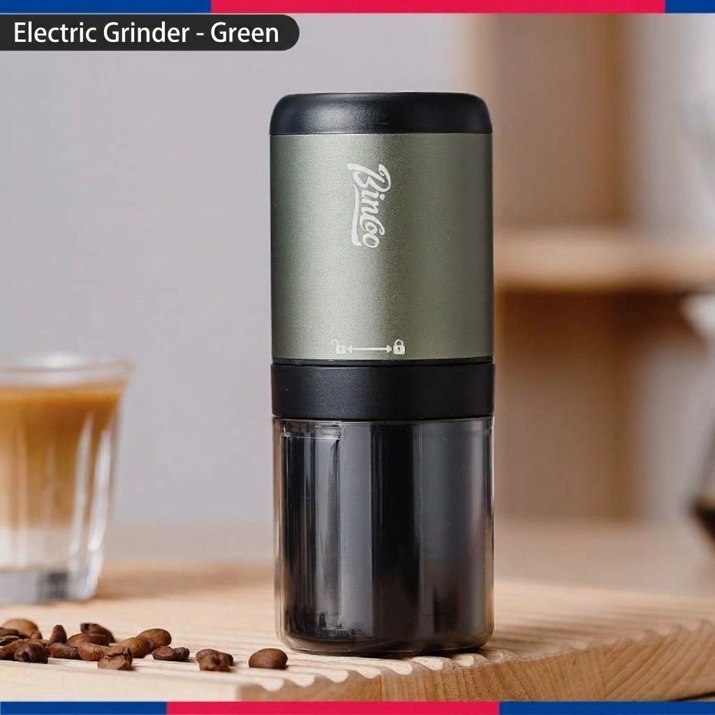 Bincoo Portable Electric Coffee Grinder - Adjustable Grind Settings