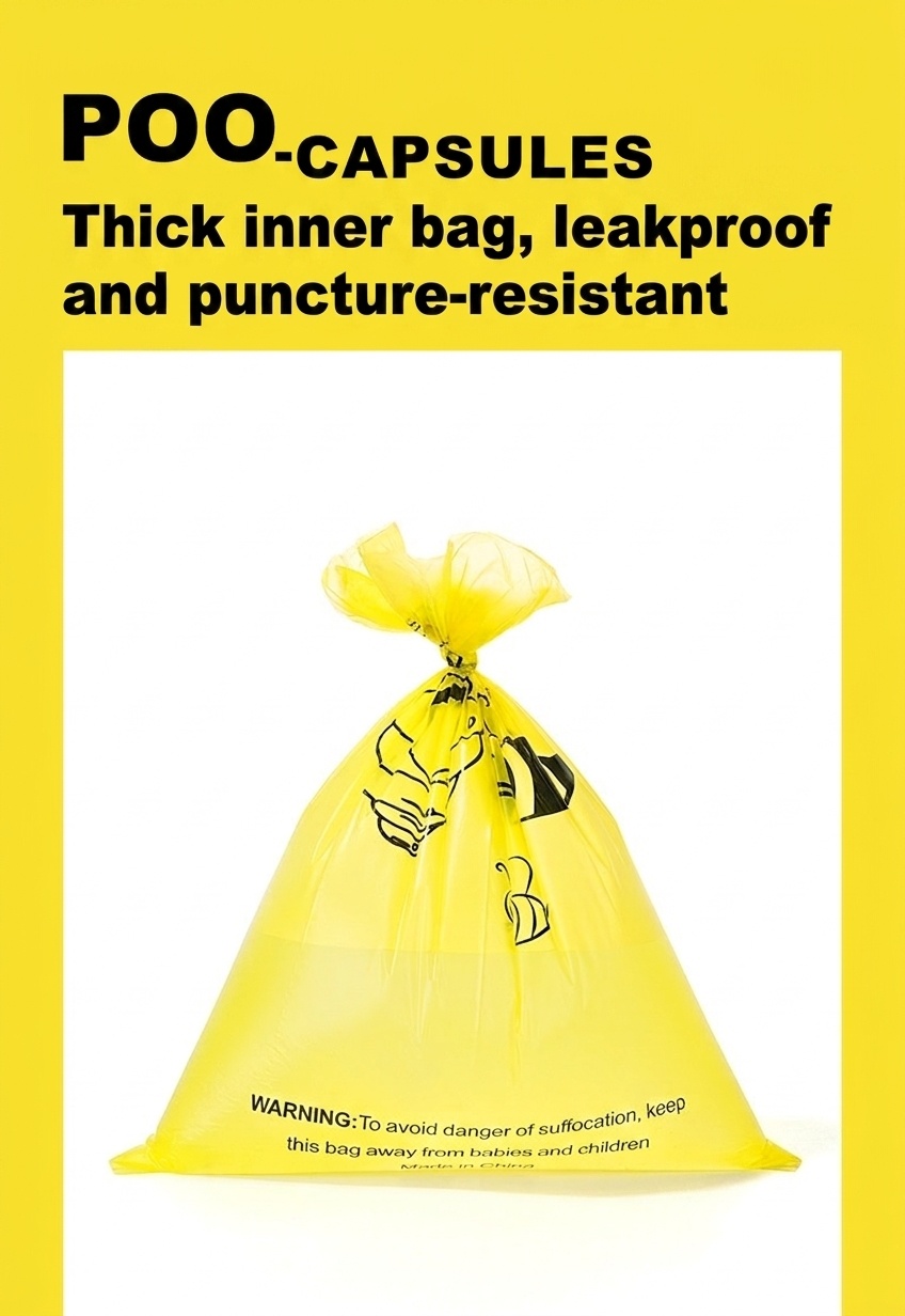 Cute Fruit Pet Poop Bag Dispenser with Carabiner Clip