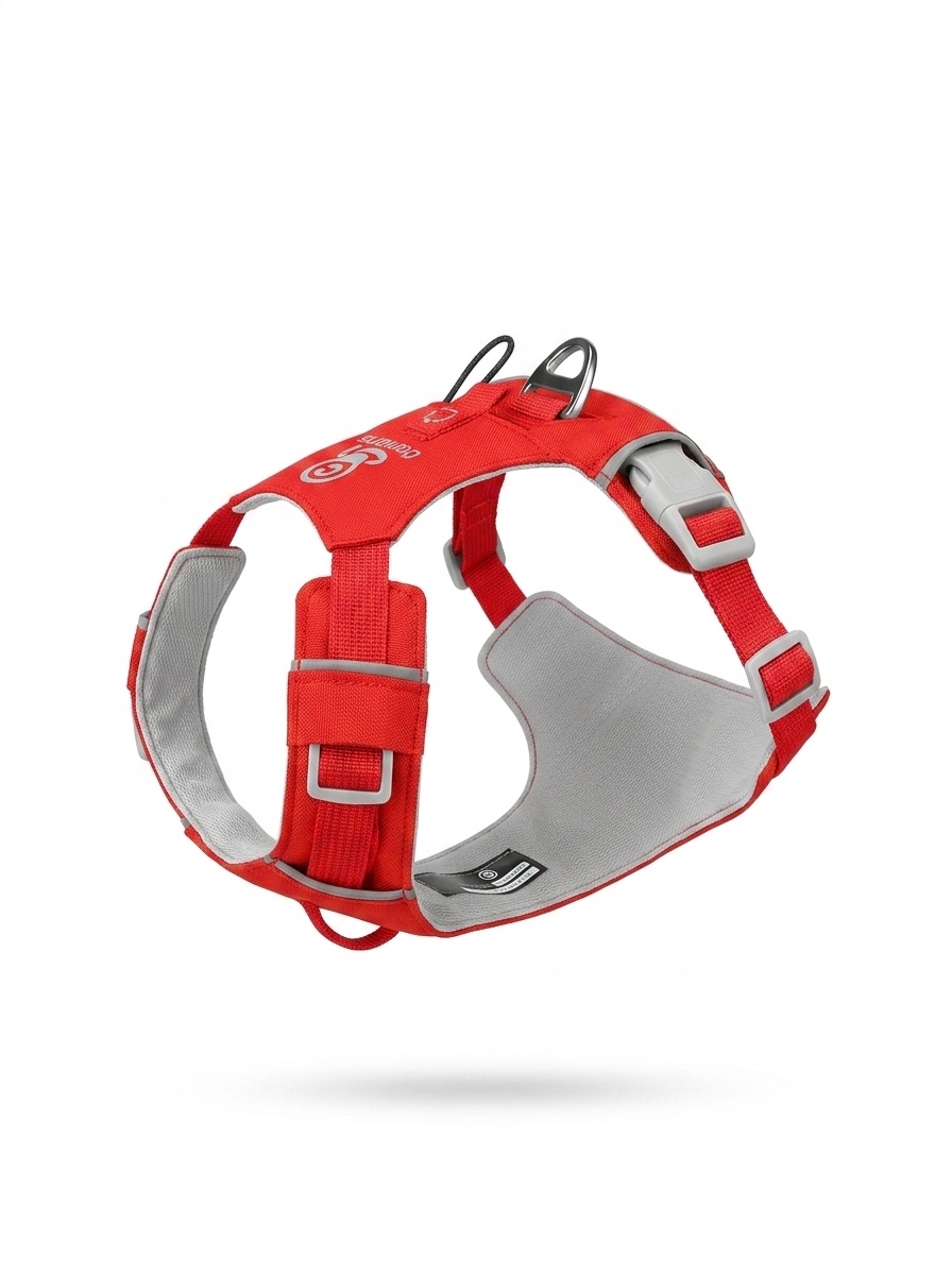 Lightweight Breathable No-Pull Dog Harness with Reflective Trim