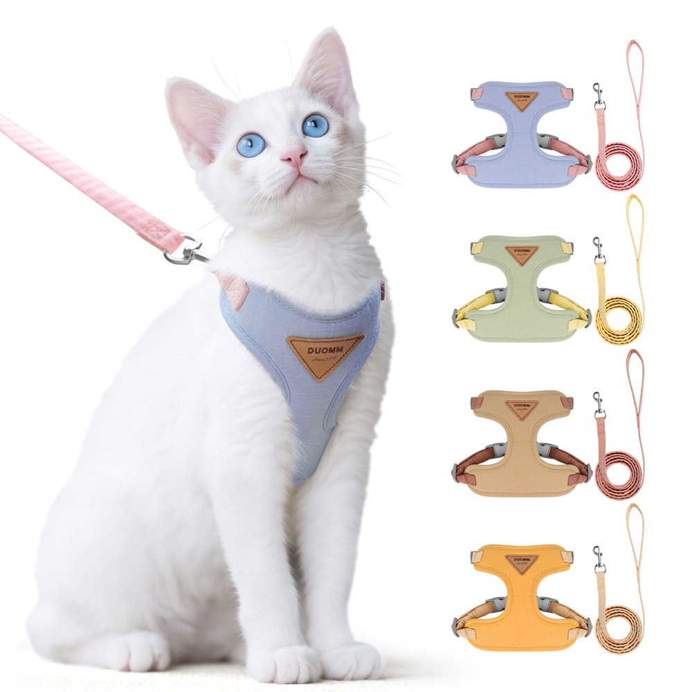 Comfortable Breathable Cat Harness & Leash Set - Escape Proof