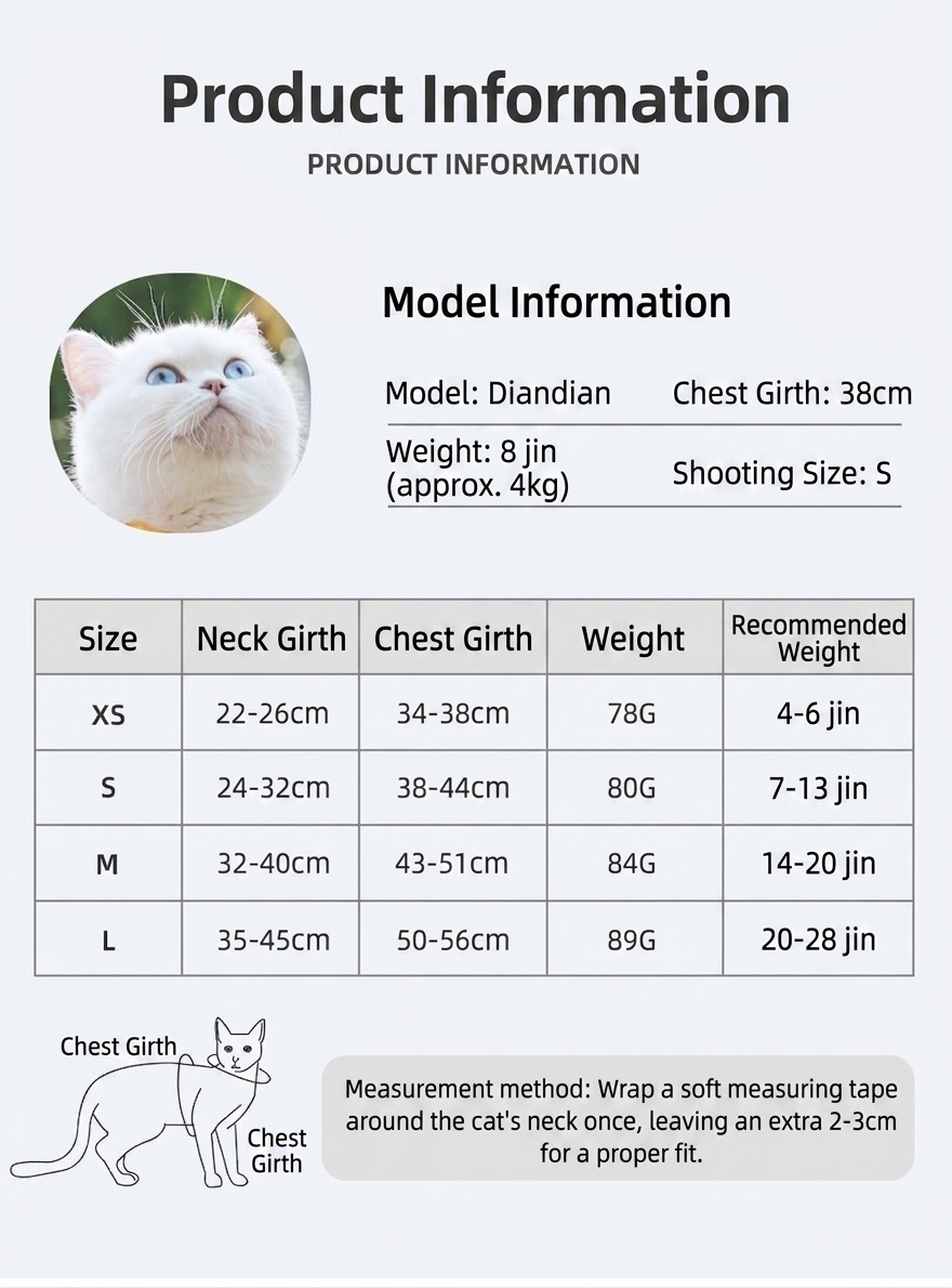 Comfortable Breathable Cat Harness & Leash Set - Escape Proof