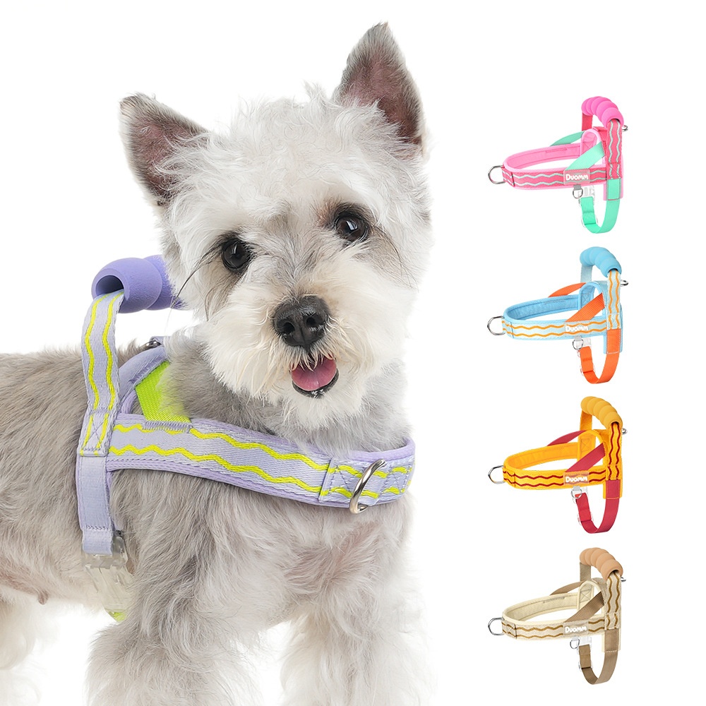 Comfort Padded Dog Harness & Leash Set - Adjustable & Reflective