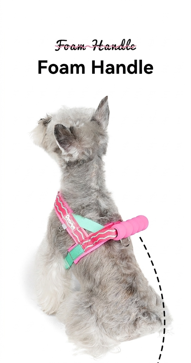Comfort Padded Dog Harness & Leash Set - Adjustable & Reflective