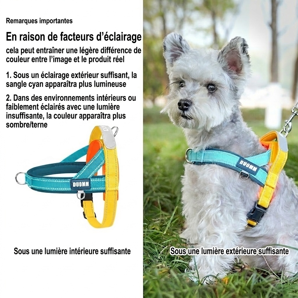 T-Style Anti-Pull Dog Harness - Lightweight Reflective Pet Vest