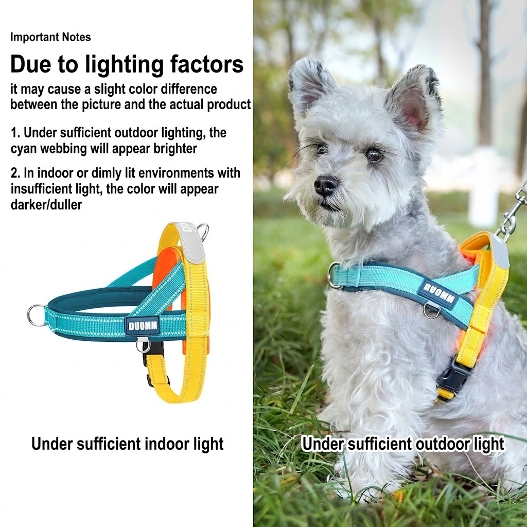 T-Style Anti-Pull Dog Harness - Lightweight Reflective Pet Vest