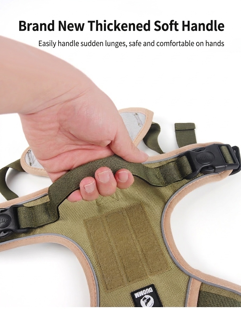 No-Pull Dog Harness with Reflective Straps & Adjustable Fit