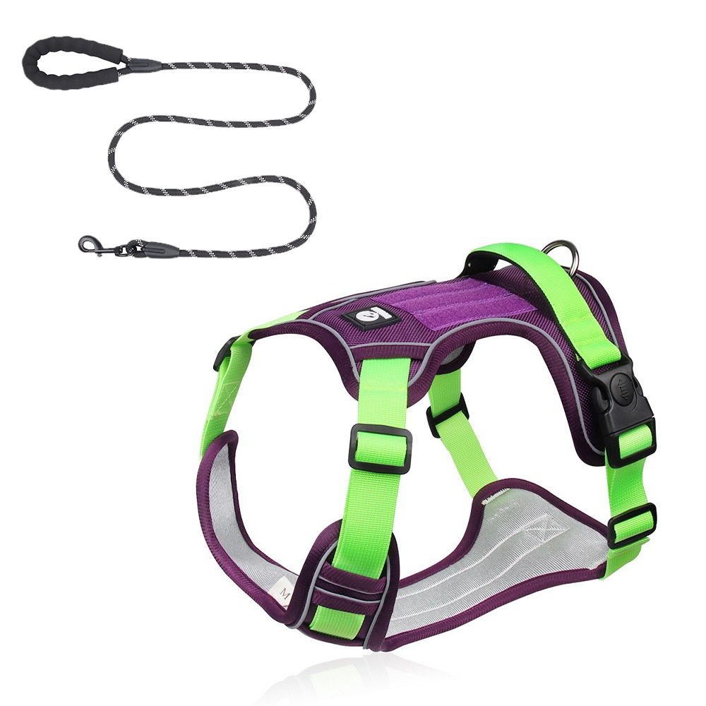 No-Pull Dog Harness with Reflective Straps & Adjustable Fit