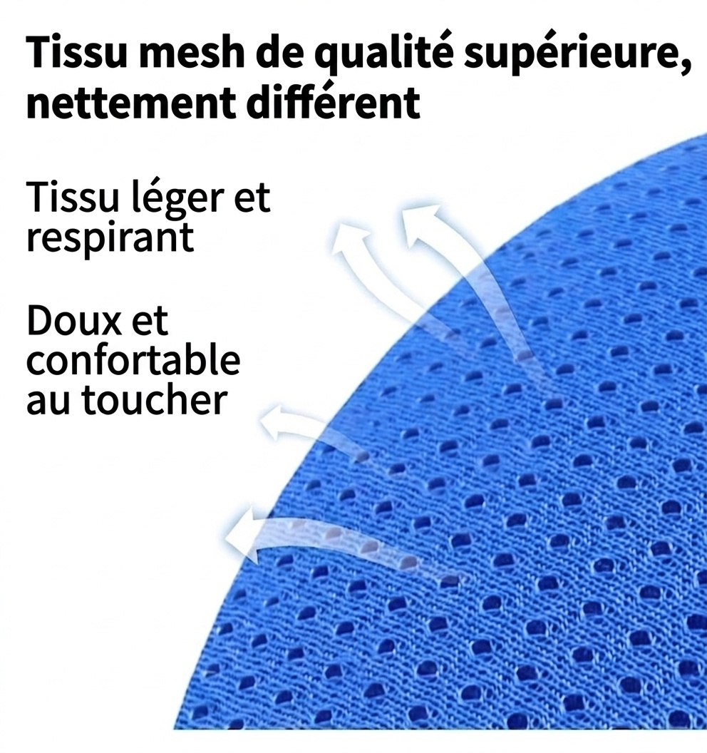 Ensemble harnais et laisse pour animaux de compagnie en maille respirante avec bande réfléchissante