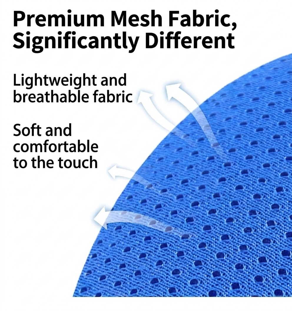Breathable Mesh Pet Harness & Leash Set with Reflective Strip
