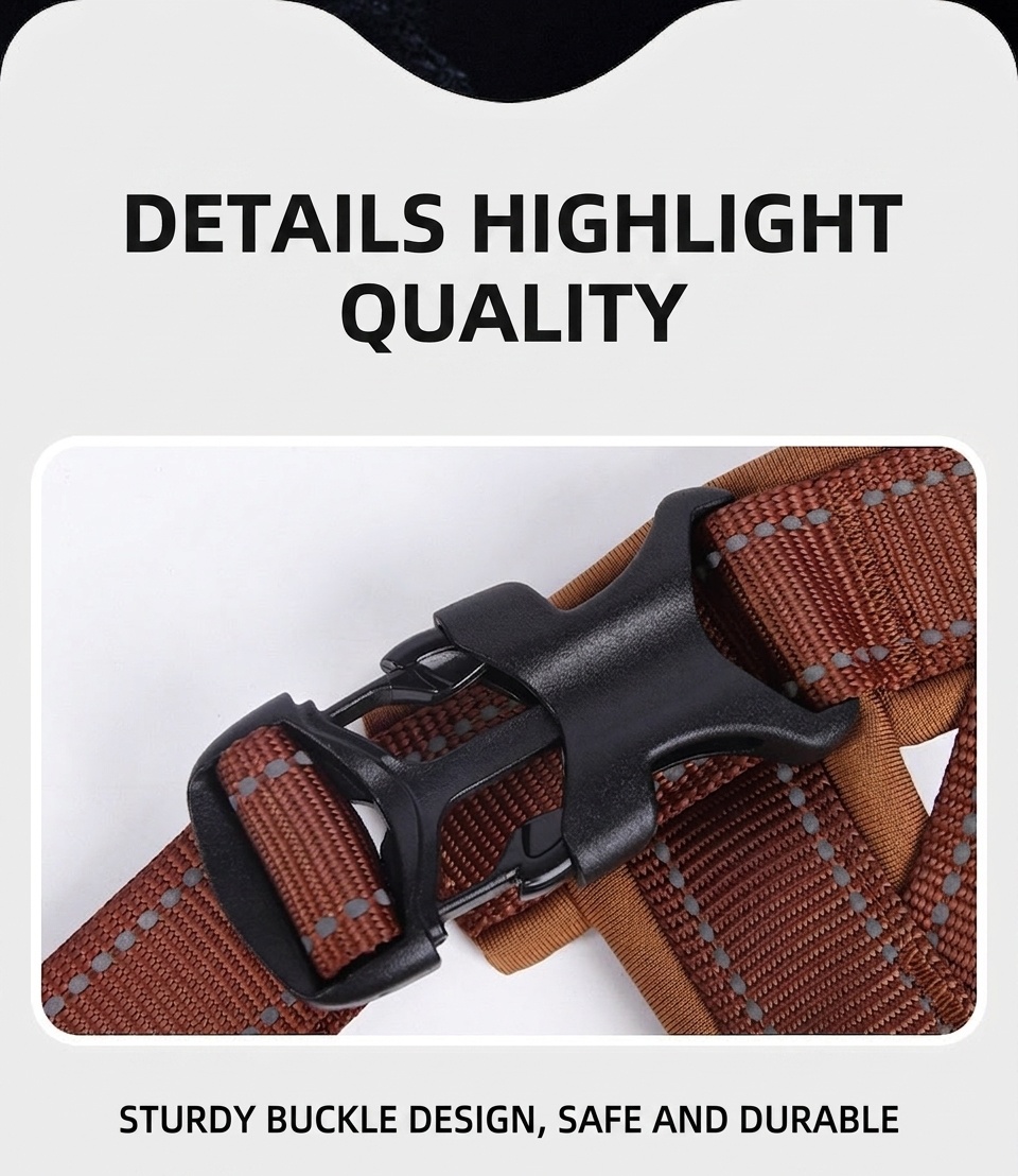 Padded Reflective No-Pull Dog Harness - Adjustable & Breathable