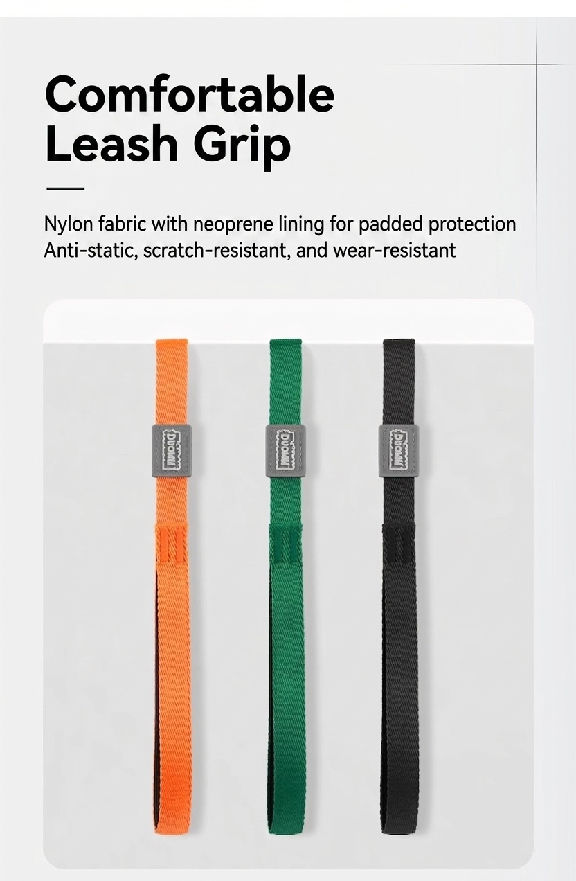 Nylon P-Rope Dog Leash & Collar Combo for Training & Walking