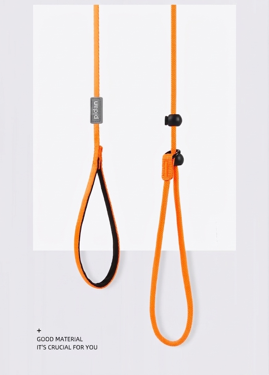 Nylon P-Rope Dog Leash & Collar Combo for Training & Walking