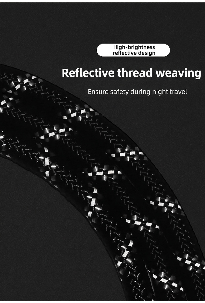 Reflective Dog Leash with Padded Handle - Durable Nylon Pet Lead