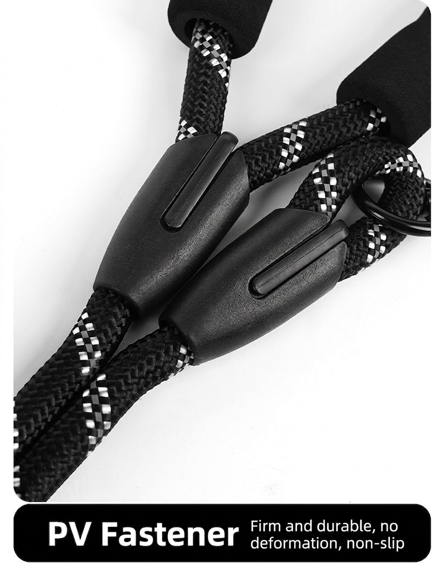 Reflective Dog Leash with Padded Handle - Durable Nylon Pet Lead
