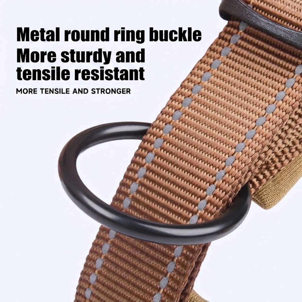 Reflective Padded Dog Collar - Adjustable & Comfortable Pet Safety