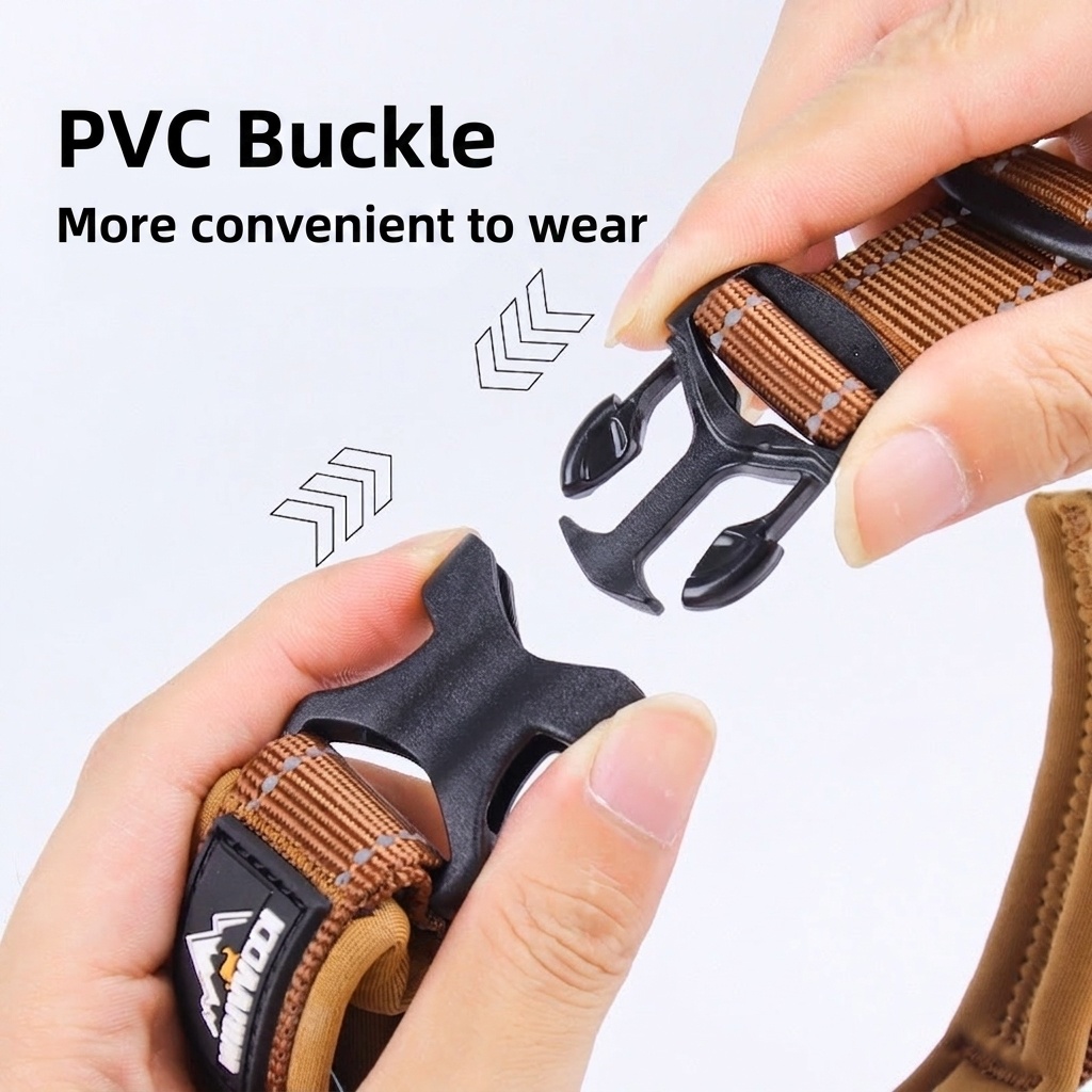Reflective Padded Dog Collar - Adjustable & Comfortable Pet Safety