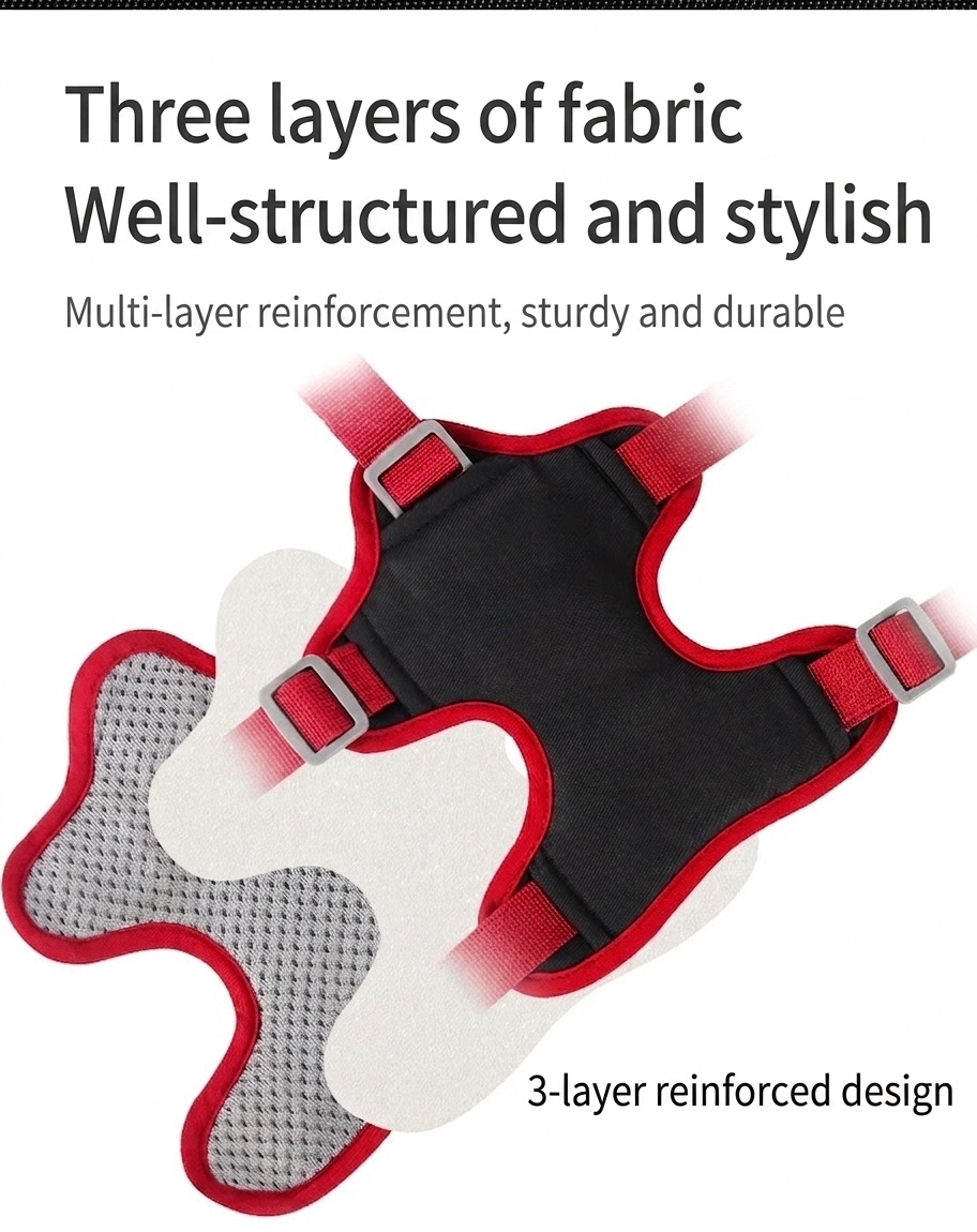 Adjustable No-Pull Dog Harness with Handle & Reflective Trim