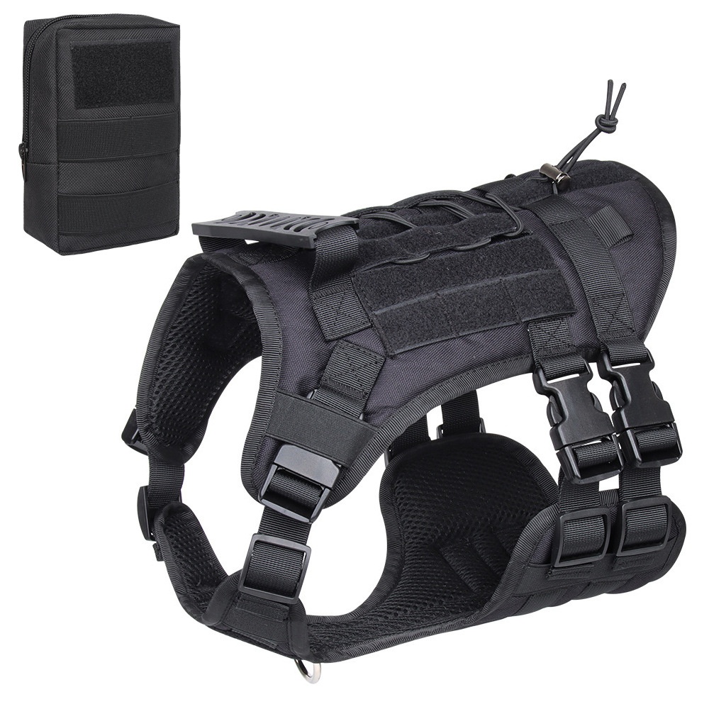 Durable Tactical Dog Harness - Adjustable No-Pull Vest for Training