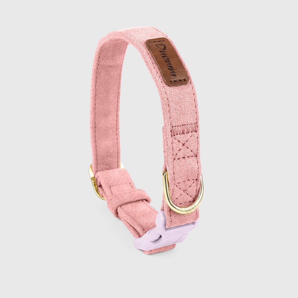 Soft Suede Pet Harness & Leash Set with Bow for Small Dogs