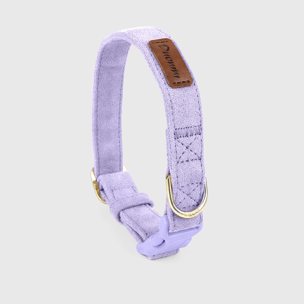 Soft Suede Pet Harness & Leash Set with Bow for Small Dogs