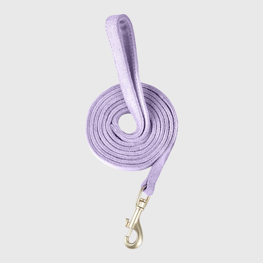 Soft Suede Pet Harness & Leash Set with Bow for Small Dogs