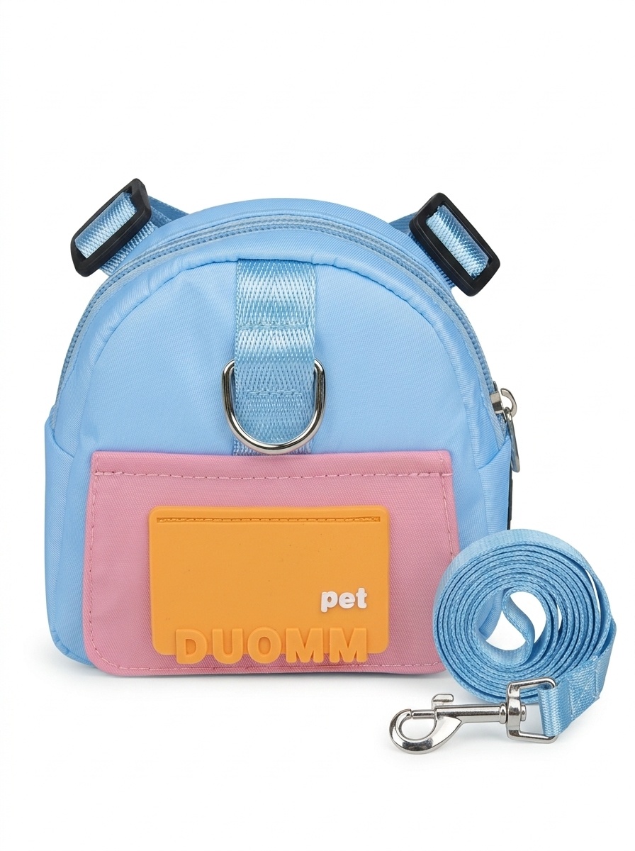 Pet Harness Backpack with Leash - Dog Walking Vest Bag