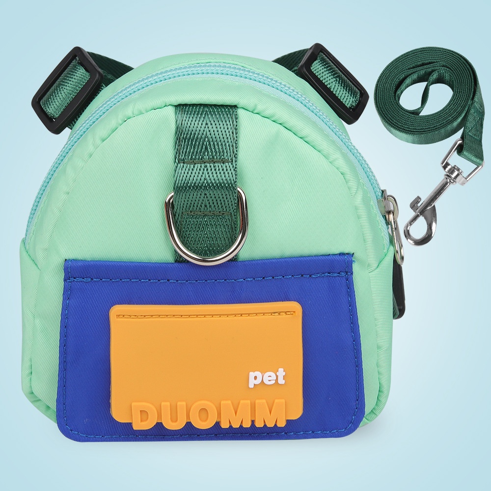 Pet Harness Backpack with Leash - Dog Walking Vest Bag
