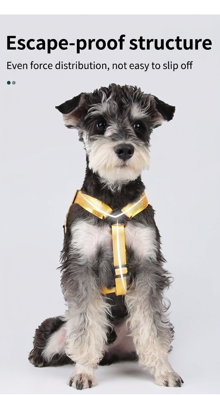 Pet Harness Backpack with Leash - Dog Walking Vest Bag