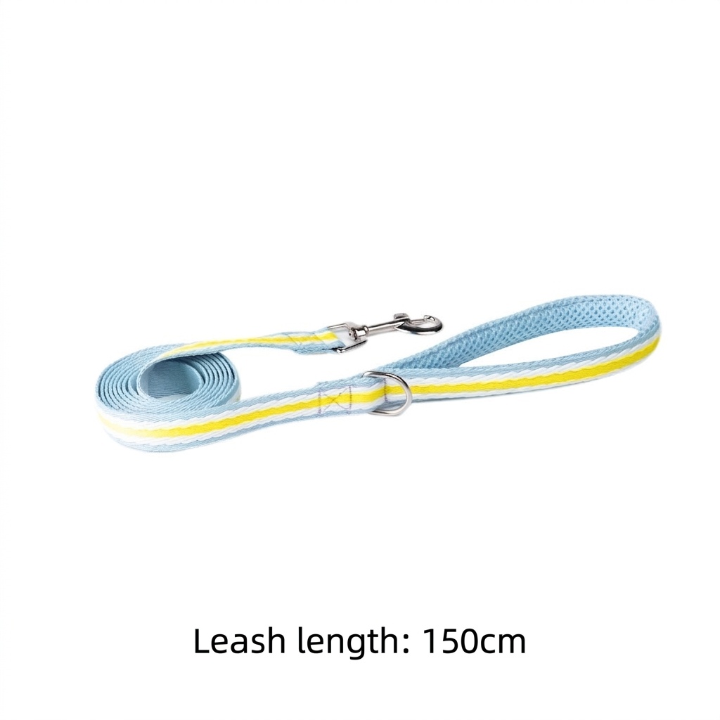 Cute Pet Harness & Leash Set with Plush Toy - Breathable Mesh