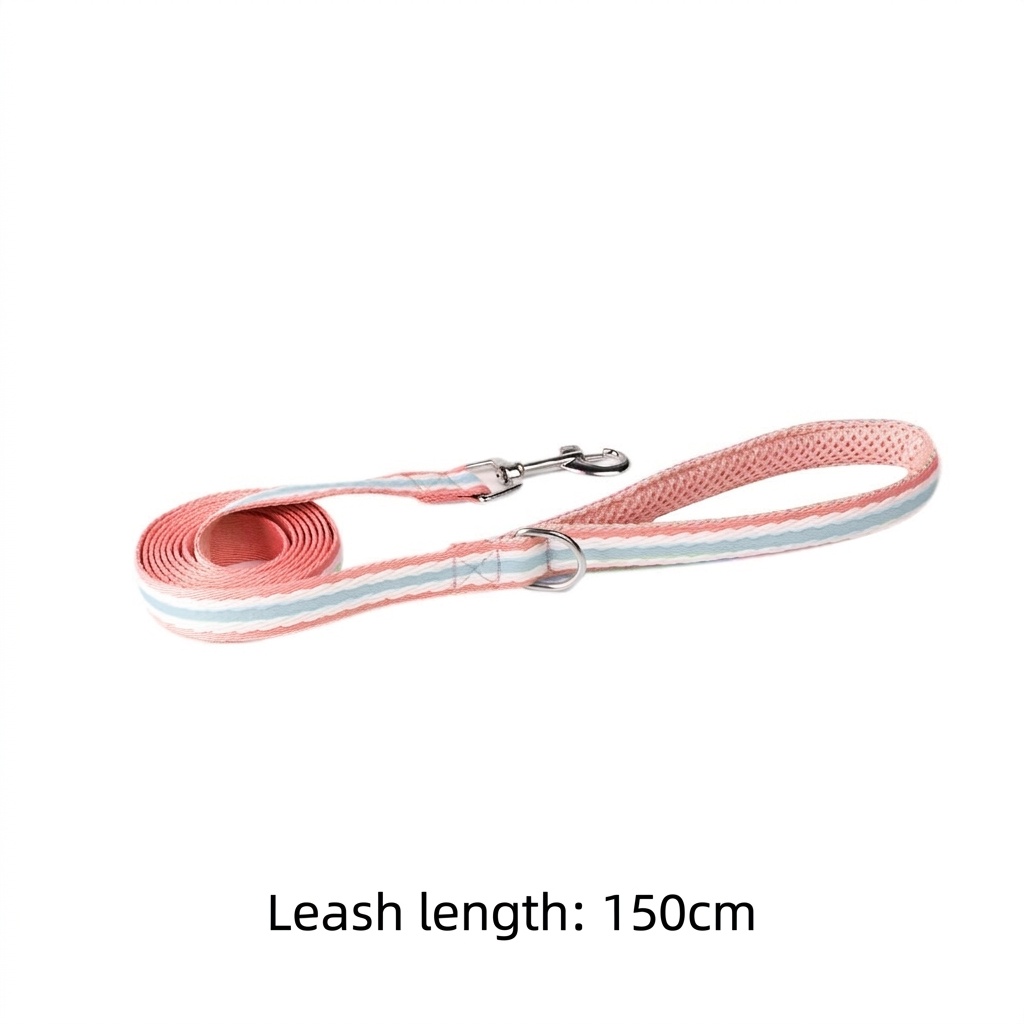 Cute Pet Harness & Leash Set with Plush Toy - Breathable Mesh