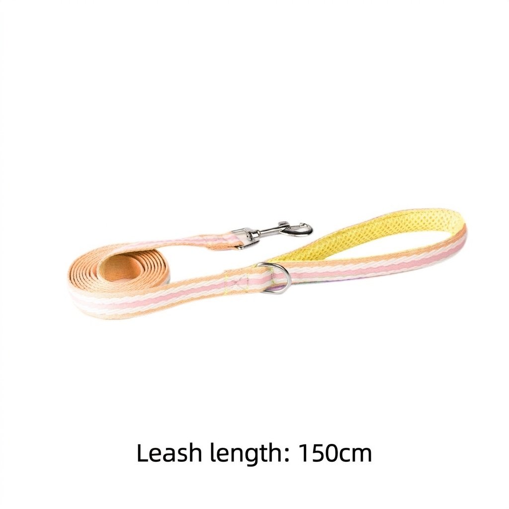 Cute Pet Harness & Leash Set with Plush Toy - Breathable Mesh