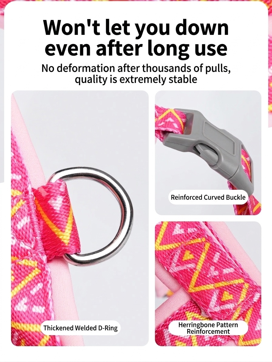 Adjustable Reflective No-Pull Dog Harness with Handle