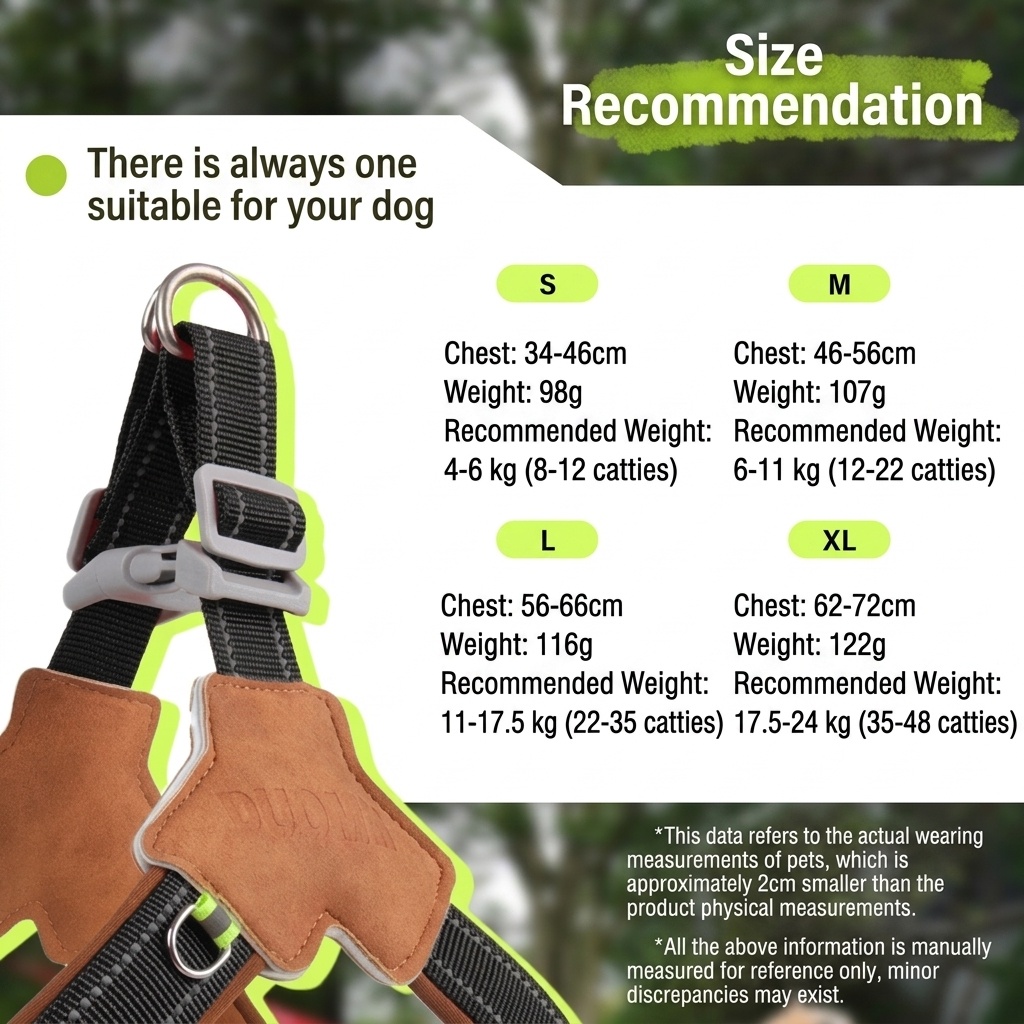 Comfort Y-Shape Reflective Dog Harness for Walking
