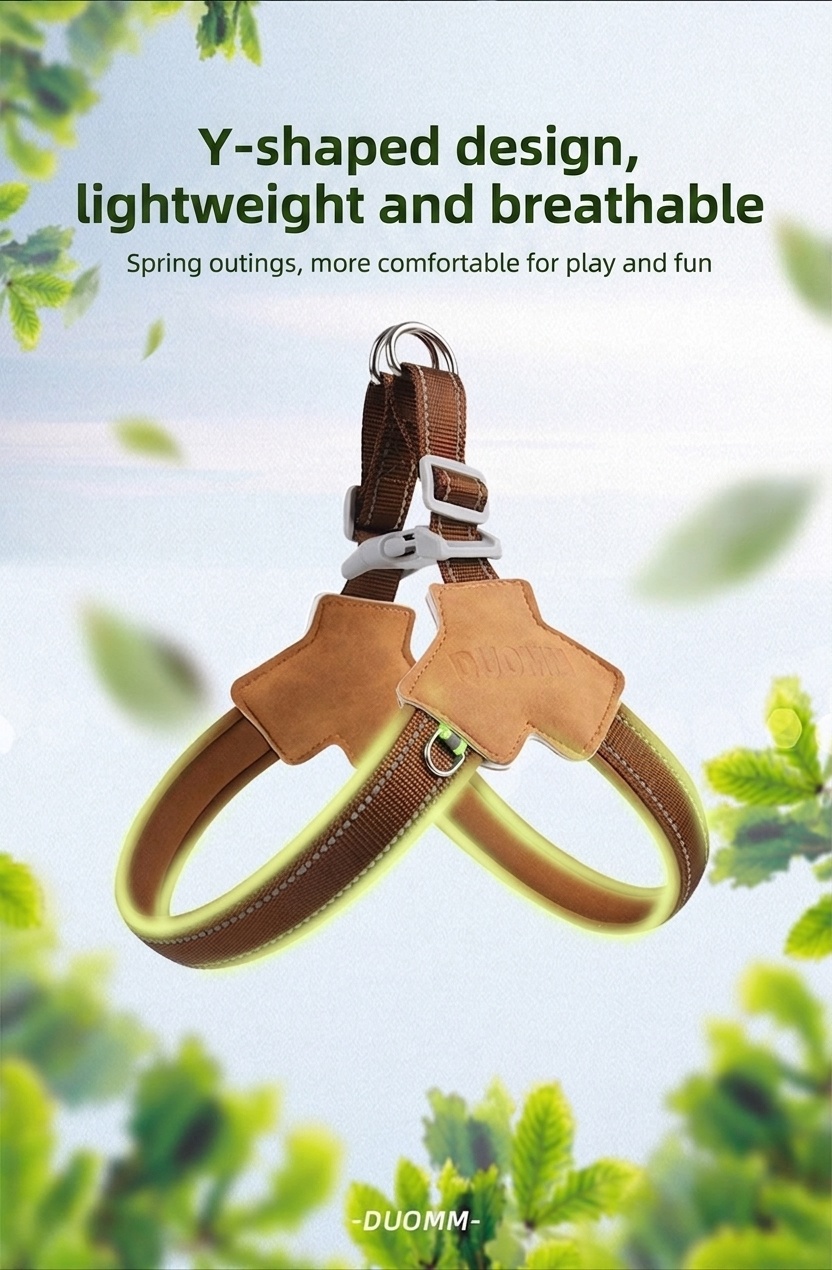 Comfort Y-Shape Reflective Dog Harness for Walking